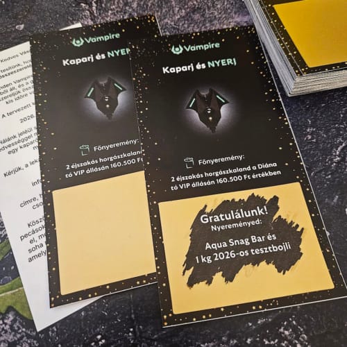 egyedi kaparos sorsjegy horgasz bolt ceg vallakozas vampire promocio nyeremeny