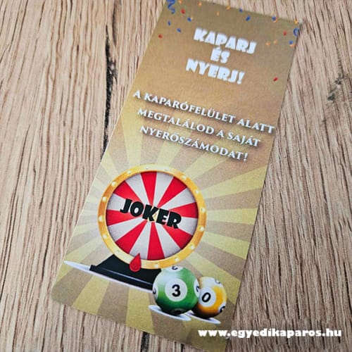 joker tombola eskuvo